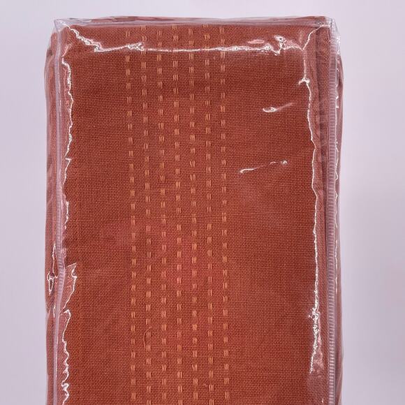 Robert Stanley Fabric Napkins Rustic Orange JoyFall Set of 4 Item #HL9175637 NEW - Picture 5 of 5